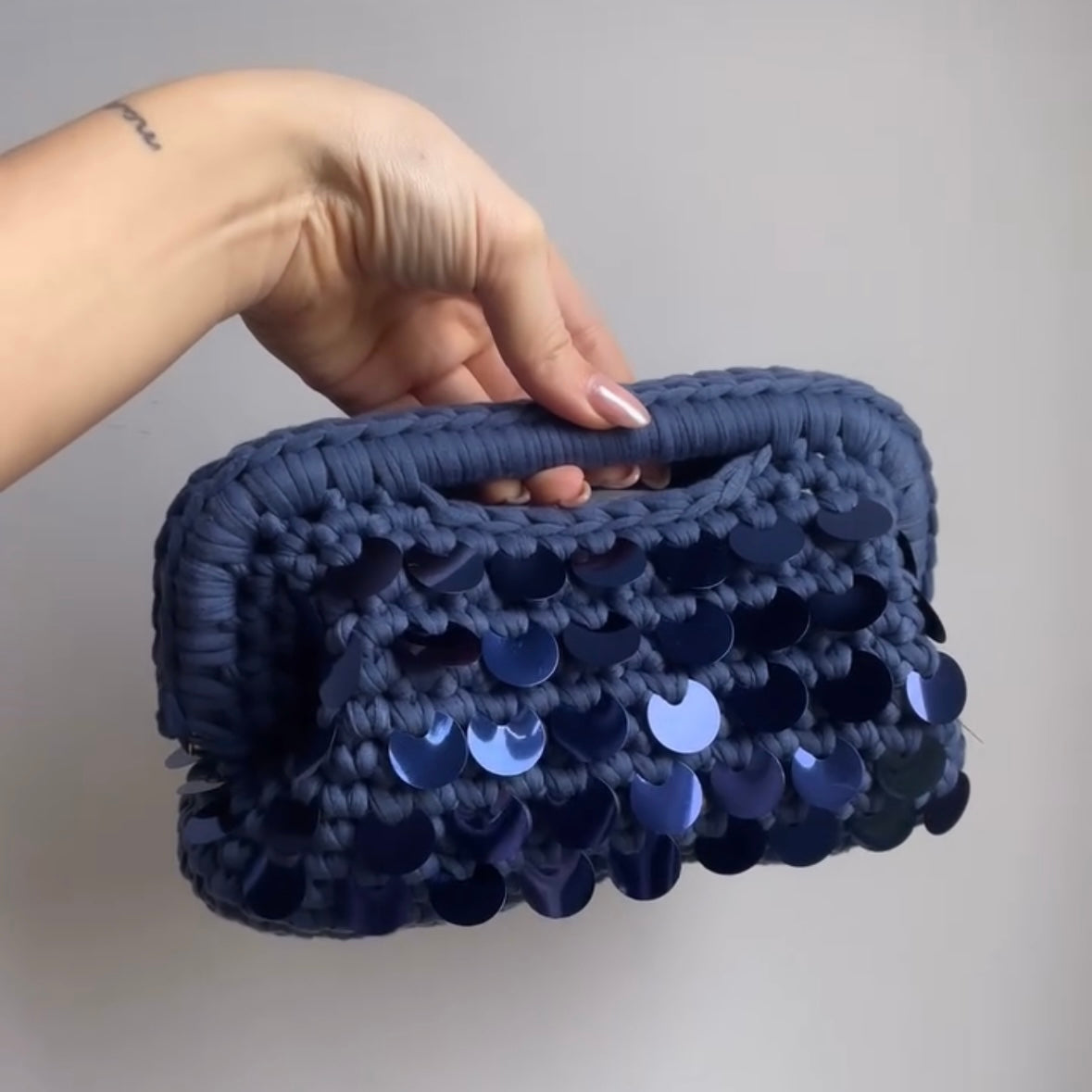 Ophelia Blu con Paillettes