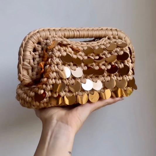 Ophelia Beige con paillettes